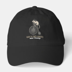 Screaming Opossum Kerfuffle Vintage Bicycle Hat