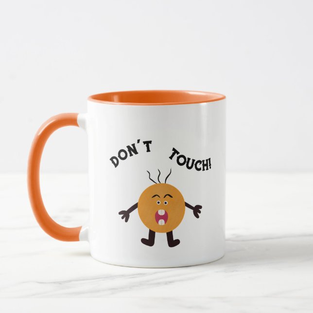 Screaming orange man mug (Left)