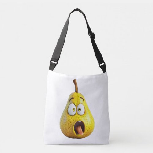 Screaming pear crossbody bag