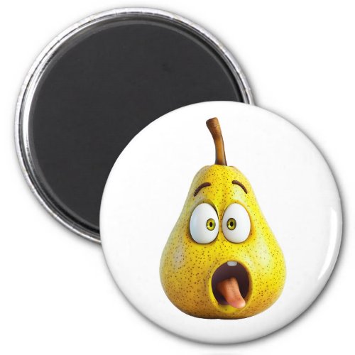 Screaming pear magnet