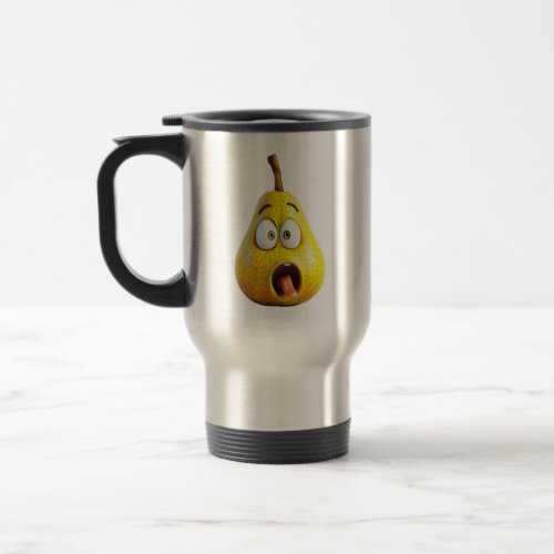 Screaming pear travel mug