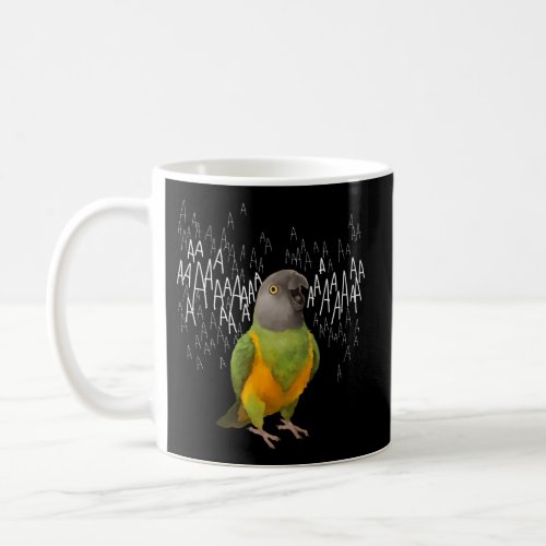 Screaming Senegal Parrot Coffee Mug