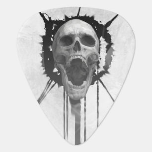 Screaming Skull of Death Guitar Pick