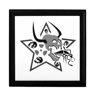 Screaming Skull Pentagram Gift Box