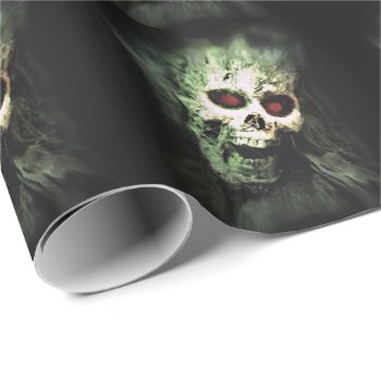 Screaming (skull) ~ Wrapping Paper by TheWhippingPost at Zazzle