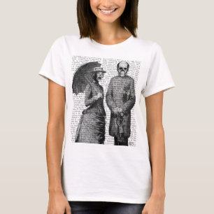 Screaming Woman and Skull T-Shirt