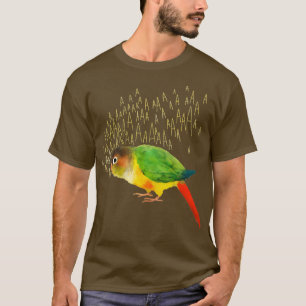 Screaming Yellow-sided Green Cheek Conure T-Shirt