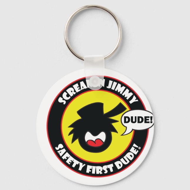 SCREAM'N JIMMY LOGO PRODUCTS KEYCHAIN (Front)