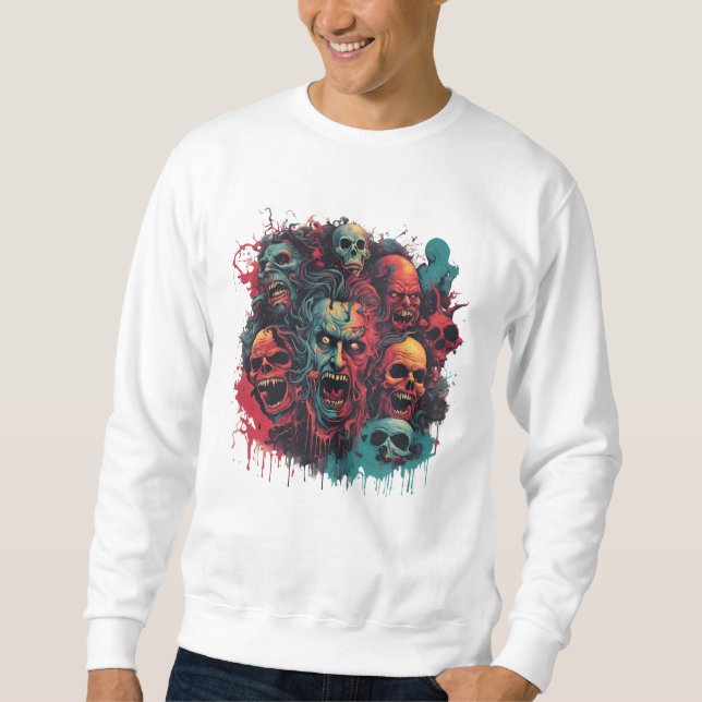 Screams of the Damned – Horror Inferno Collection Sweatshirt (Front)