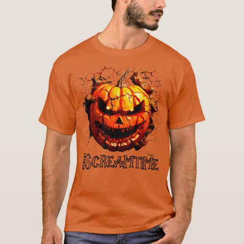 Screamtime Shirt Halloween Gift Halloween Hallowee