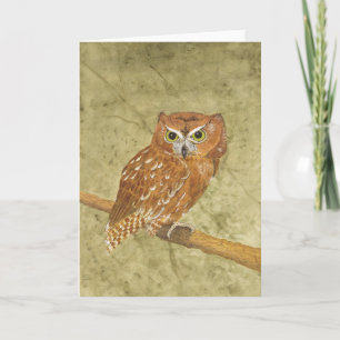 Screech Owl- 'Loudmouth' Card