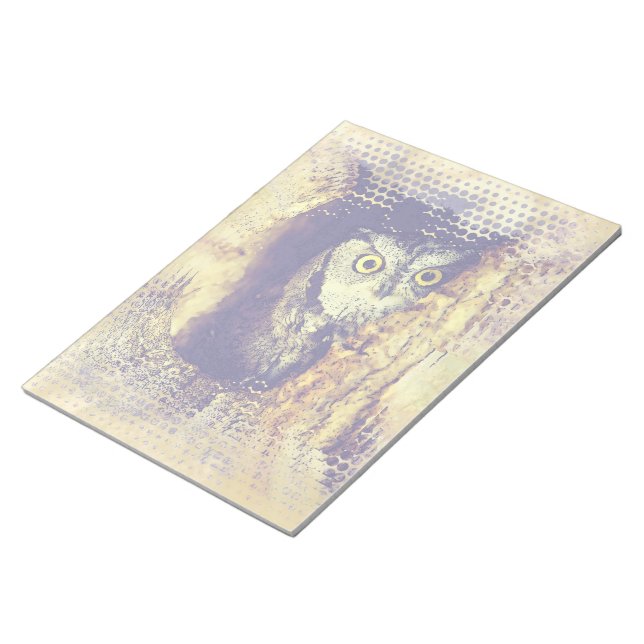 SCREECH OWL Notepad (Angled)