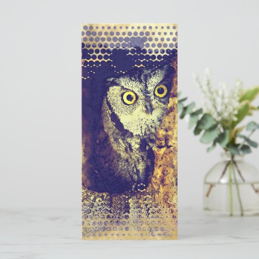 SCREECH OWL Rack Card (Standing Front)