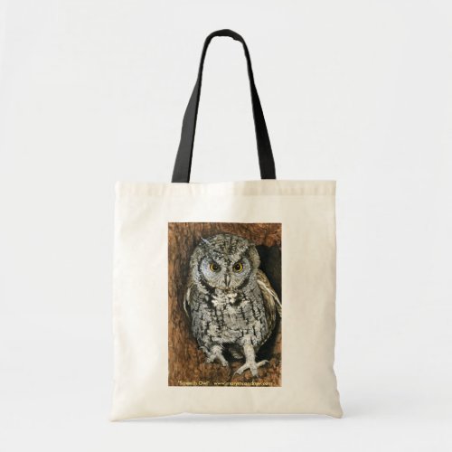 Screech Owl Tote Bag