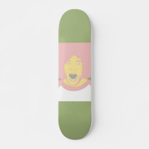 Screeming Afro Skateboard