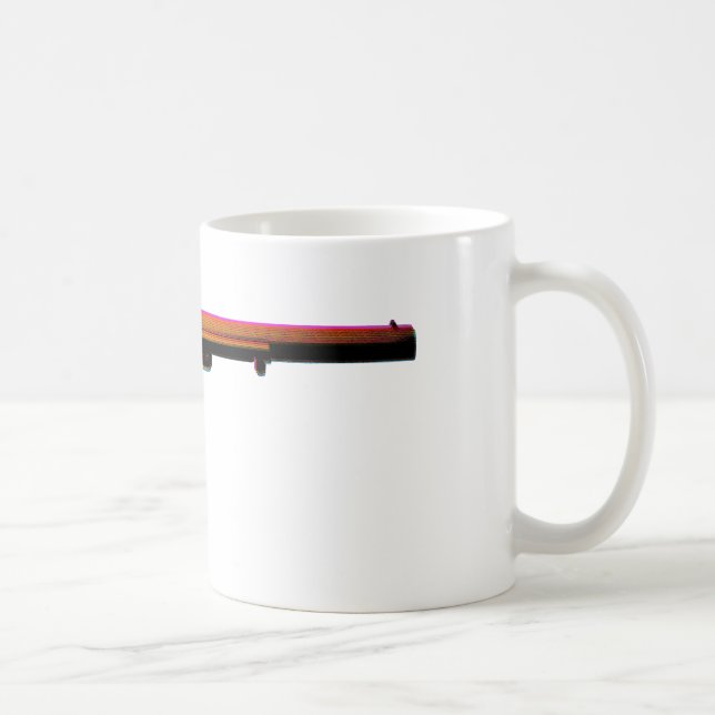 screen print gun coffee mug (Right)