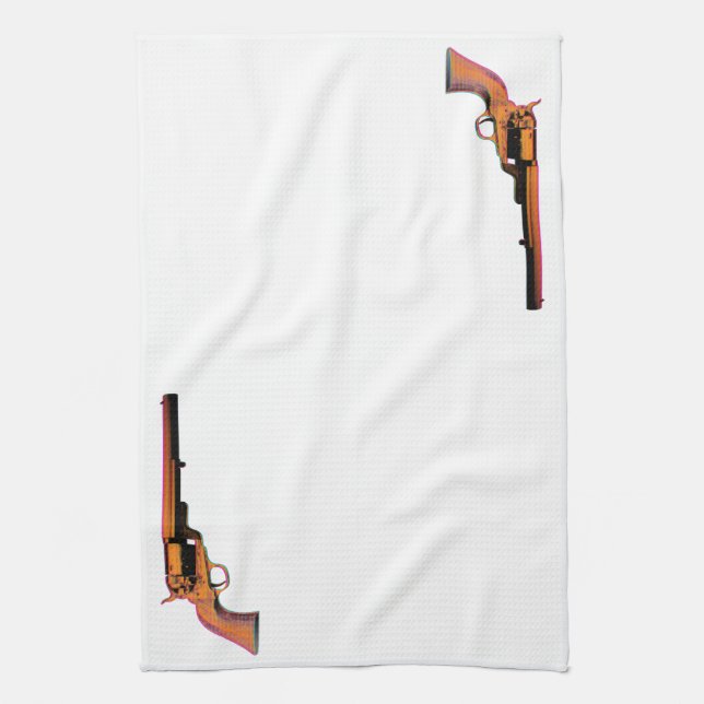 screen print gun towel (Vertical)