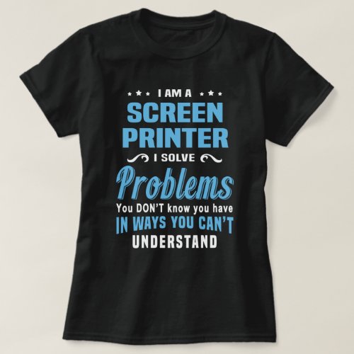 Screen Printer T_Shirt