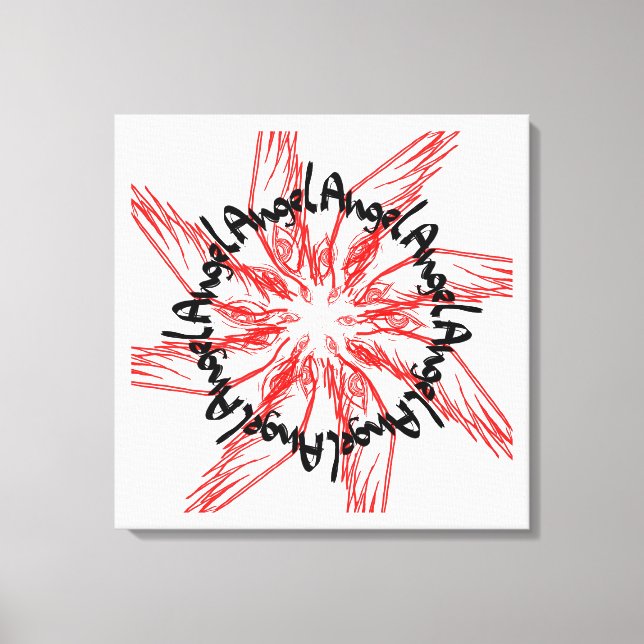 Screen Printing Canvas Print (Front)