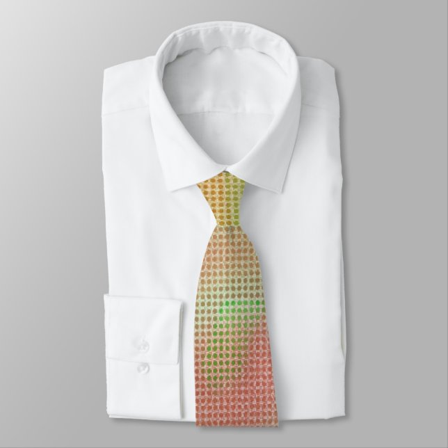 Screened In Spring Abstract  Neck Tie (Tied)