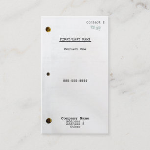 Screenplay Business Card