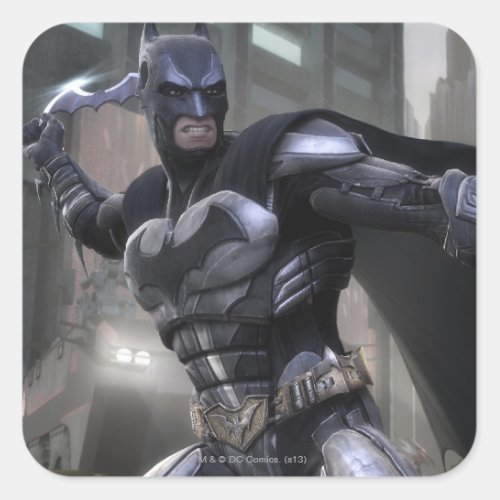 Screenshot Batman Square Sticker