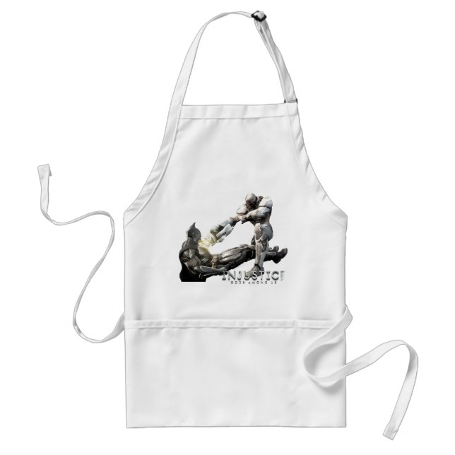 Screenshot: Batman vs Cyborg Adult Apron (Front)