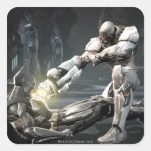 Screenshot: Batman vs Cyborg Square Sticker