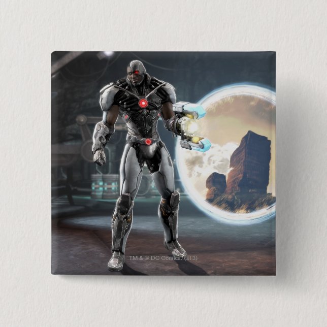 Screenshot: Cyborg 3 Pinback Button (Front)