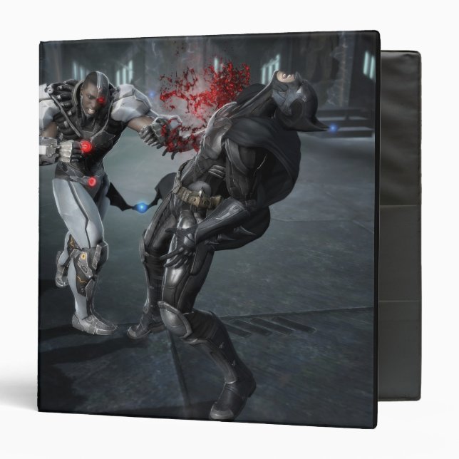 Screenshot: Cyborg vs Batman Binder (Front/Inside)