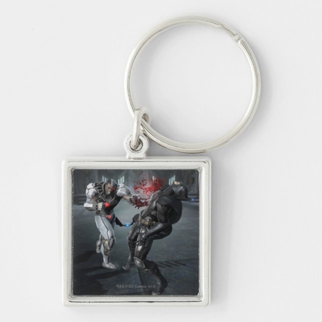 Screenshot: Cyborg vs Batman Keychain (Front)