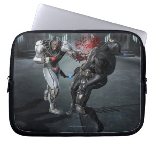 Screenshot: Cyborg vs Batman Laptop Sleeve