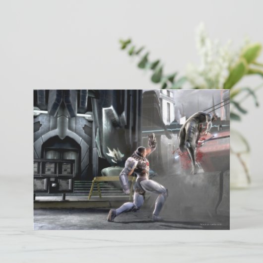 Screenshot: Cyborg vs Nightwing (Standing Front)