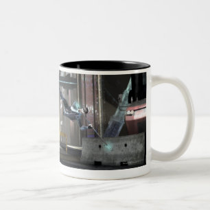 Screenshot: Cyborg vs Nightwing 2 Two-Tone Coffee Mug
