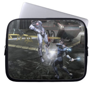 Screenshot: Cyborg vs Nightwing 3 Laptop Sleeve
