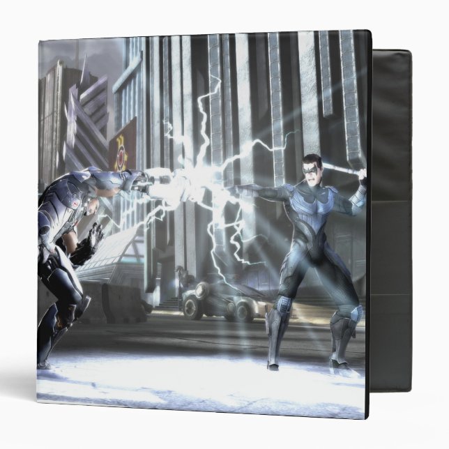 Screenshot: Cyborg vs Nightwing 4 Binder (Front/Inside)