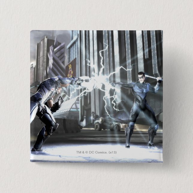 Screenshot: Cyborg vs Nightwing 4 Button (Front)