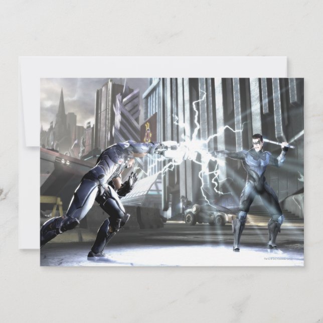 Screenshot: Cyborg vs Nightwing 4 Invitation (Front)