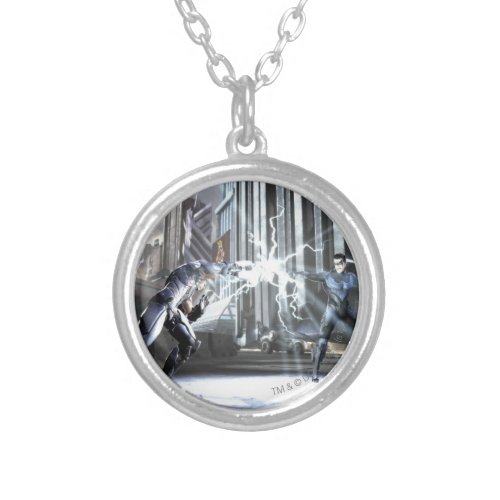 Screenshot Cyborg vs Nightwing 4 Silver Plated Necklace