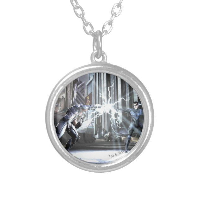 Screenshot: Cyborg vs Nightwing 4 Silver Plated Necklace (Front)