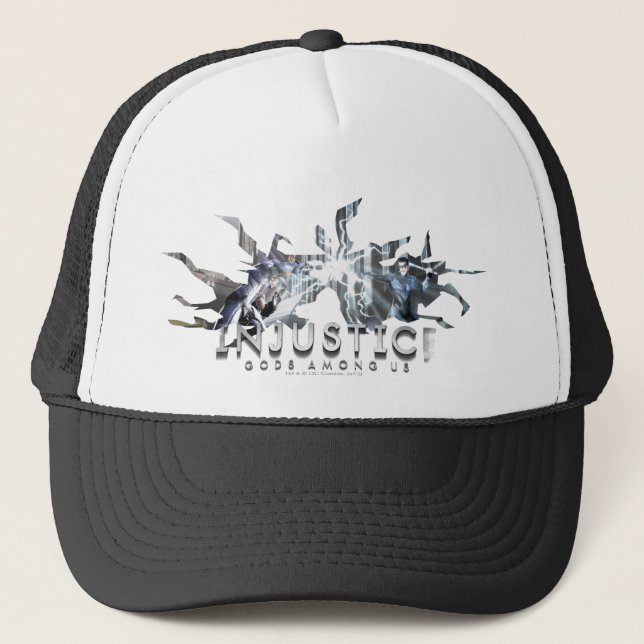 Screenshot: Cyborg vs Nightwing 4 Trucker Hat (Front)