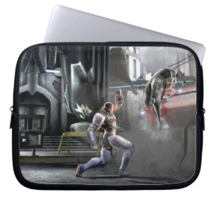 Screenshot: Cyborg vs Nightwing Laptop Sleeve