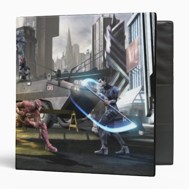 Screenshot: Flash vs Nightwing Binder (Front/Inside)