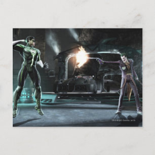 Screenshot: Green Lantern vs Joker Postcard