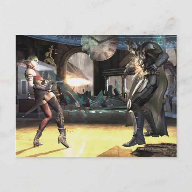 Screenshot: Harley vs Batman 2 Postcard (Front)