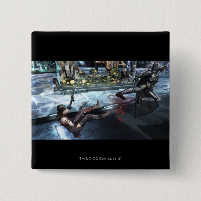 Screenshot: Harley vs Batman Pinback Button (Front)