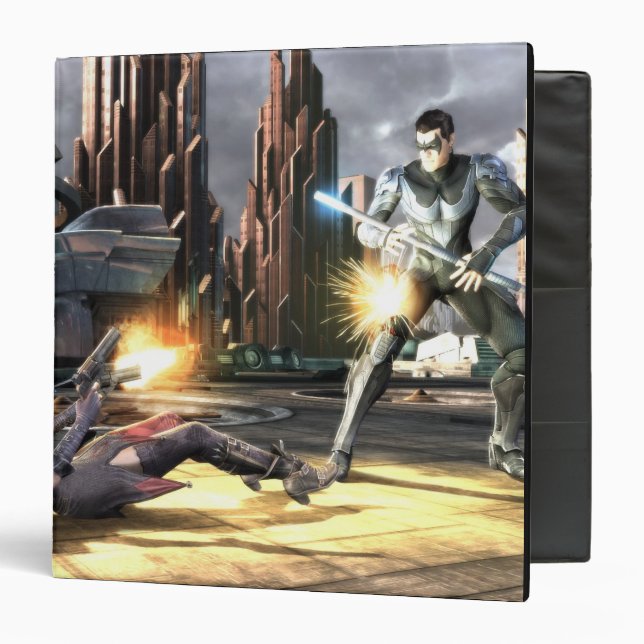 Screenshot: Harley vs Nightwing Binder (Front/Inside)