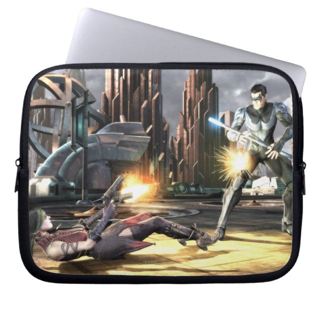 Screenshot: Harley vs Nightwing Laptop Sleeve (Front)