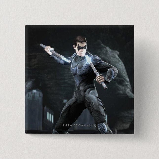 Screenshot: Nightwing Pinback Button (Front)