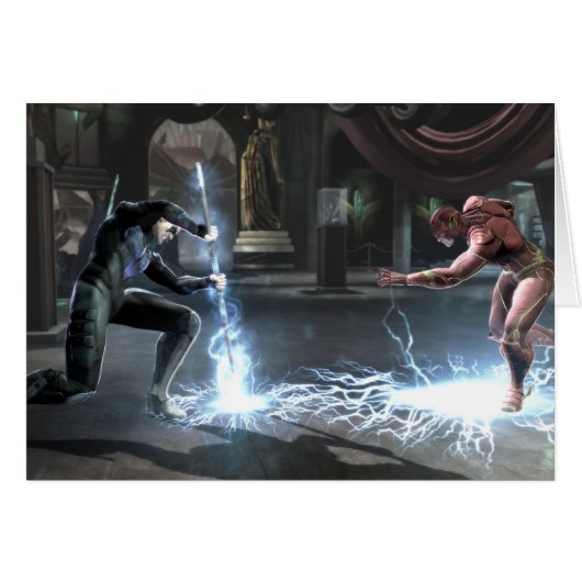 Screenshot: Nightwing vs Flash Cards (Front Horizontal)